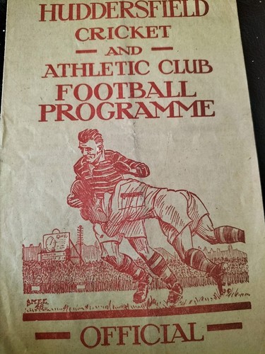 Vintage rugby league programme - rugby,