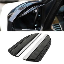 2Pcs Carbon Fiber Car Side