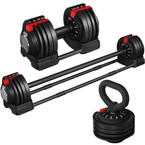 Adjustable dumbbell set 1 - set, 3-in-1