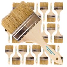24Pk - 4" Chip Brushes for Paints, Stains, Varnishes, Glues & Gesso
