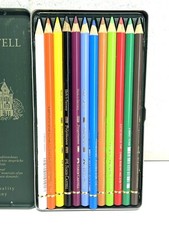 Faber-Castell Colour Pencils Polychromos Thick 3.8 mm Lead, Tin of 12 (110012)