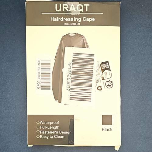 Uraqt hairdressing cape black - uraqt,