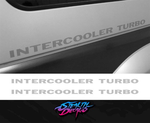 Intercooler turbo silver fits - silver,