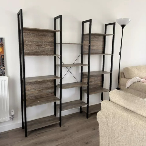 Large industrial bookcase - industrial,