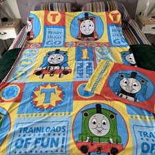 Vintage Retro Thomas The Tank Engine Single Bedding Duvet Set