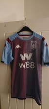 Aston Villa 2019-20 Kappa Official Football Training Shirt - Size Mens Medium