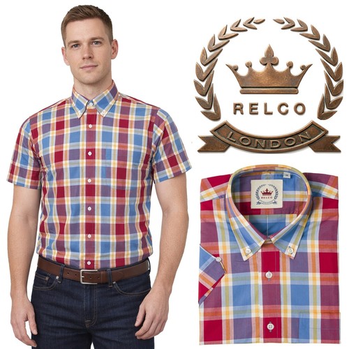 Relco men red blue bold - men’s,