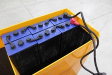 12v forklift battery off grid