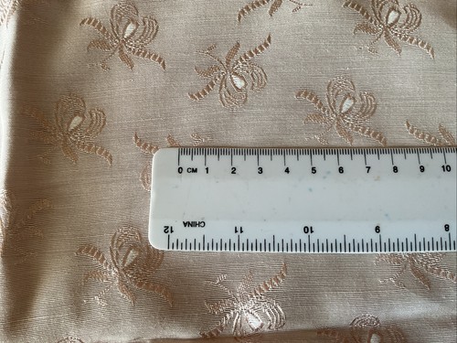 Vintage beige fabric remnant - beige,