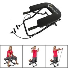 Yoga Chair Inversion Stool Bench Workout Manual Fitness