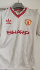 Ultra Rare Original Manchester United 1986/1987/1988 Away Football Shirt Medium