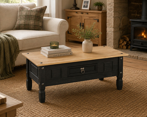 Corona coffee table black - table, 1