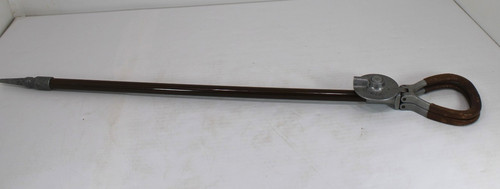 Vintage seated shooting stick - seated,