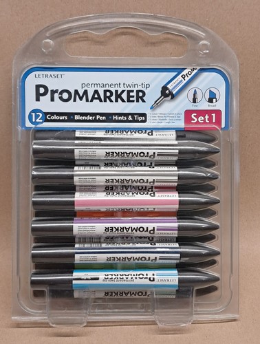 Letraset promarker pen set - letraset,