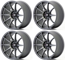 XXR 527 18" x 9.75J ET20 5x100 5x114.3 GUN METAL WIDE RIMS ALLOYS WHEELS Z1921
