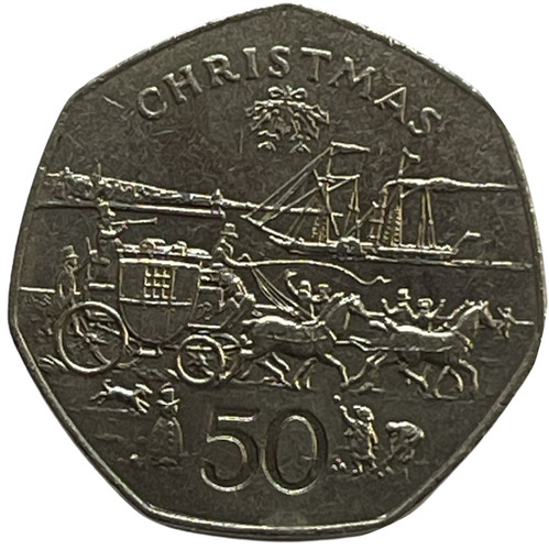 Isle man 50p fifty - /,