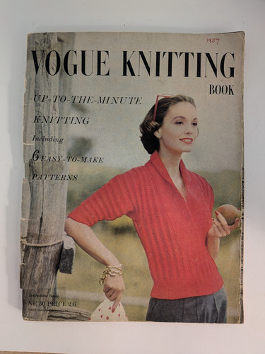 Vogue knitting pattern book - vogue,