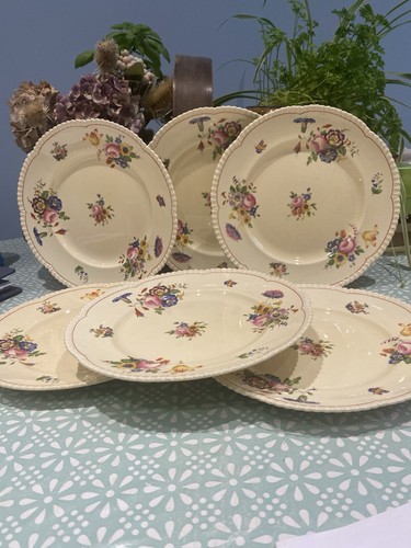 Six antique collectable royal - antique,