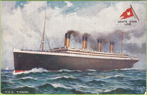 Rms titanic famous white - rms, star