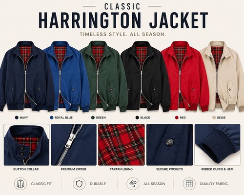 Vintage harrington jacket - vintage,
