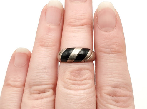 Vintage black onyx stone - vintage,