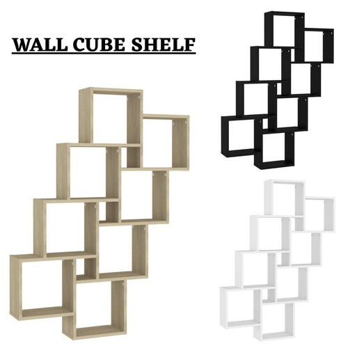 Modern wall cube shelf - wall,