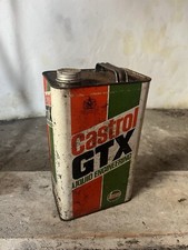 Old Castrol GTX Oil Can Tin