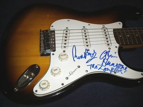 The zombies signed guitar - the,