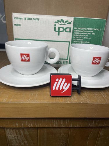 Illy white porcelain coffee - white,