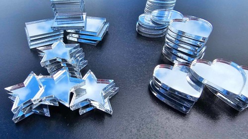 Small mirror shapes - small, craft