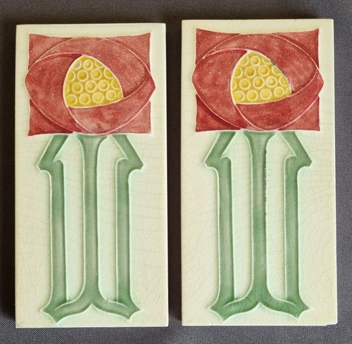 Pair english art nouveau - of,