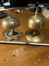 2x Vintage Solid Brass