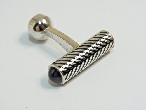 Cartier single cufflink black - cufflink,