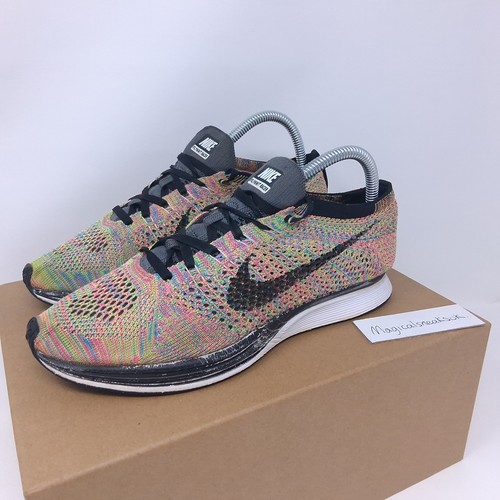 Nike flyknit racer rainbow - flyknit, "rainbow