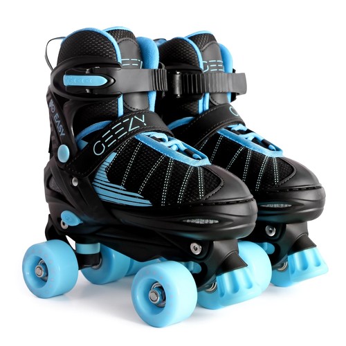 Quad skates adjustable blue - adjustable, &