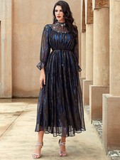 Fashion Muslim Women Shiny