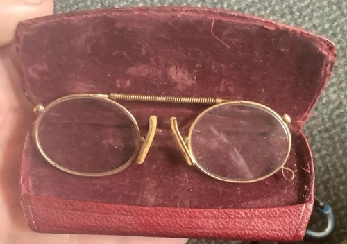 Antique pince nez glasses - antique, pince-nez
