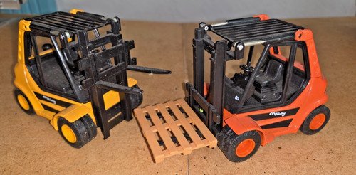 Welly fork lift trucks with - fork,