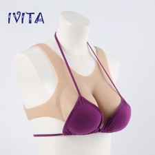 Transgender Silicone Filler Breast Forms Crossdressing Fake Boobs C Cup Breasts