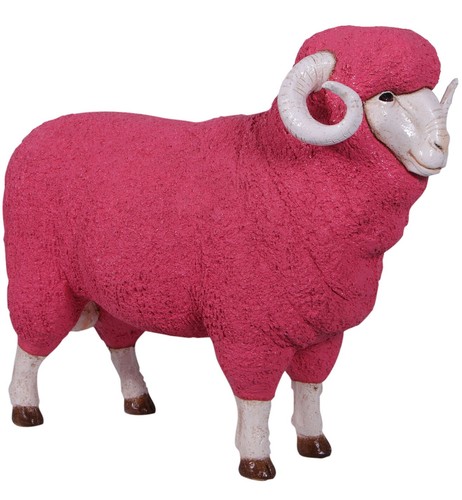 110cm life size merino ram - life,