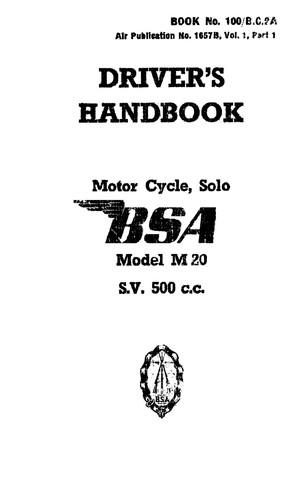 Bsa m20 drivers - w.d.,