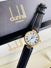 Vintage DUNHILL 925 Sterling Silver Watch Chronometer In Box.