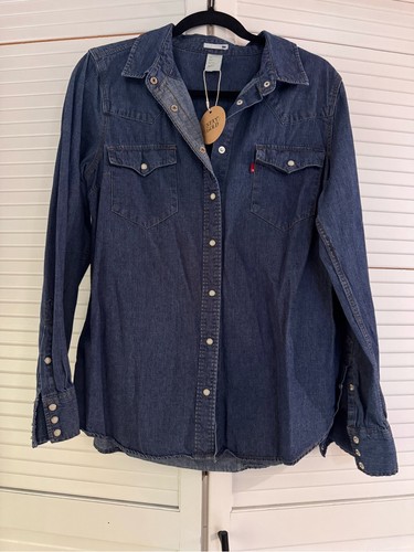 Levi dark blue denim western - dark,