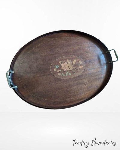 Antique mahogany inlaid - antique,