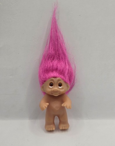 1985 dam troll pink hair - troll,