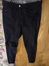 Pikeur Black Ladies Dorata Breeches Size 12 Full Seat