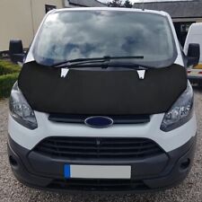 Black Bonnet Bra Cover Protector Guard For FORD TRANSIT CUSTOM 2012-2018