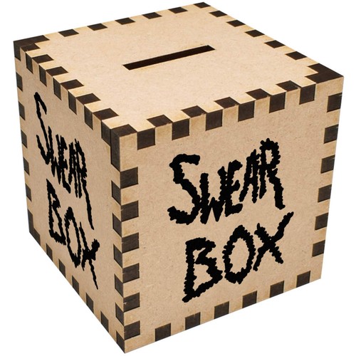 Swear box money - box',