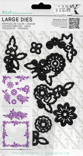 Xcut floral frame - frame, cutting
