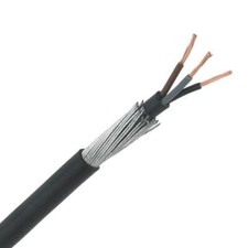 SWA Cable  2.5mm 4mm 10mm 3C & 4C Brown Black Grey SWA Armoured Cable